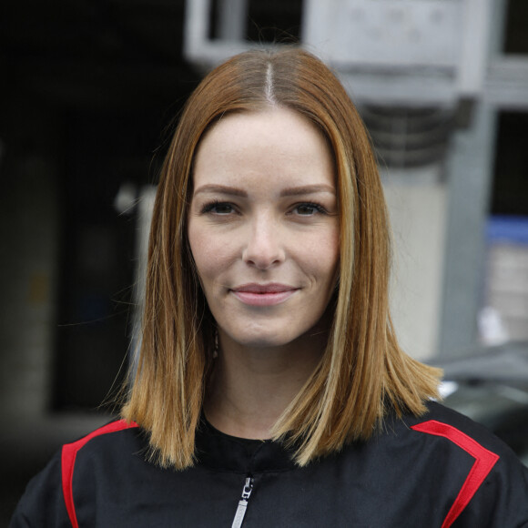 Maëva Coucke lors de la 3ème édition du célèbre Challenge Automobile caritatif Féminin "Talon Piste, Woman Charity Racing Challenge" au Circuit Bugatti du Mans le 20 mars 2022. © Denis Guignebourg / Bestimage