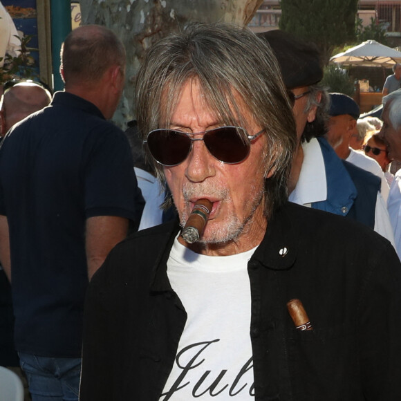 Jacques Dutronc - Challenge Henri Salvador 2019, Un tournoi VIP de Pétanque "Souvenir Henri-Salvador" organisé chaque année à l'Ile-Rousse par le Sport Pétanque Ile-Rousse, en Corse, France, le 13 Septembre 2019.  © Olivier Sanchez/Crystal/Bestimage