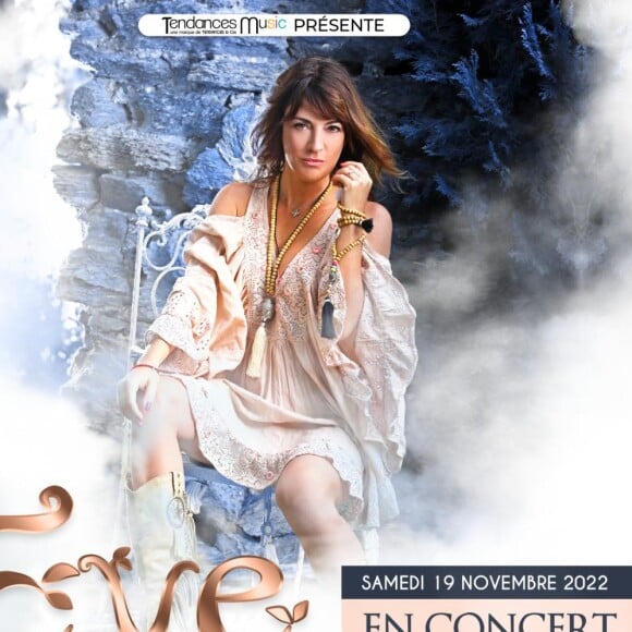 Eve Angeli sera en concert à Paris le 19 novembre 2022.