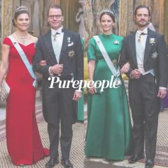 Victoria et Sofia de Suède : Duel de tiares et belles robes pour une très chic réception au palais royal