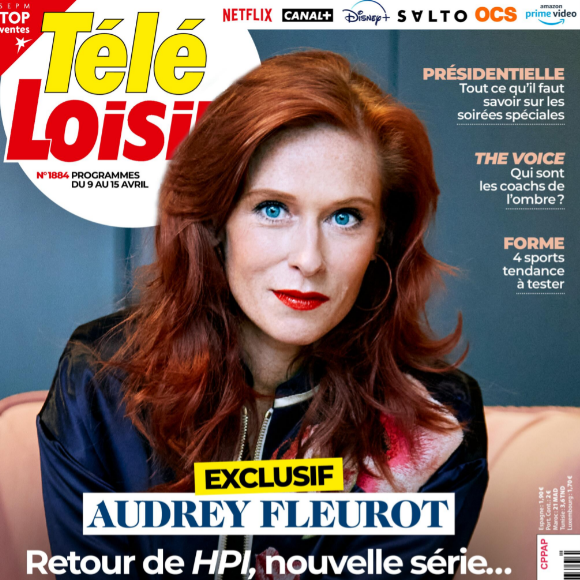 Couverture du nouveau numéro de "Télé Loisirs" paru le 4 avril 2022