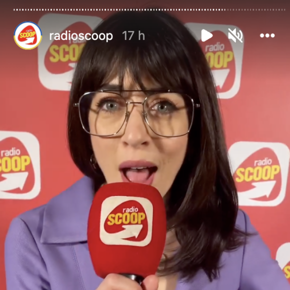 Nolwenn Leroy sur Radio Scoop en lunettes, Instagram.