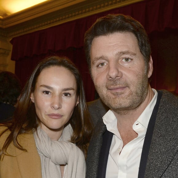 Exclusif - Philippe Lellouche et sa femme Vanessa Demouy - Générale de la pièce "Tout à Refaire" au théâtre de la Madeleine à Paris, le 8 février 2016. © Guirec Coadic/Bestimage 