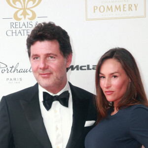 Philippe Lellouche et Vanessa Demouy - People au Diner des Grands Chefs au "Old Billingsgate" a Londres, le 22 avril 2013. 