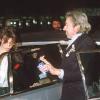 Charlotte Gainsbourg et son père Serge Gainsbourg, arrivant à la cérémonie des César 1986