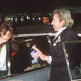 Charlotte Gainsbourg et son père Serge Gainsbourg, arrivant à la cérémonie des César 1986 