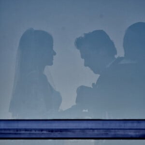 Exclusif - Brooklyn Beckham et Nicola Peltz s'embrassent lors de leur cérémonie de mariage à Palm Beach en Floride le 9 avril 2022. 