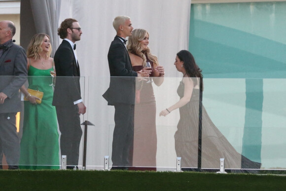 Romeo Beckman - Les invités lors de la cérémonie de mariage de Brooklyn Beckham et Nicola Peltz à Palm Beach en Floride le 9 avril 2022. 