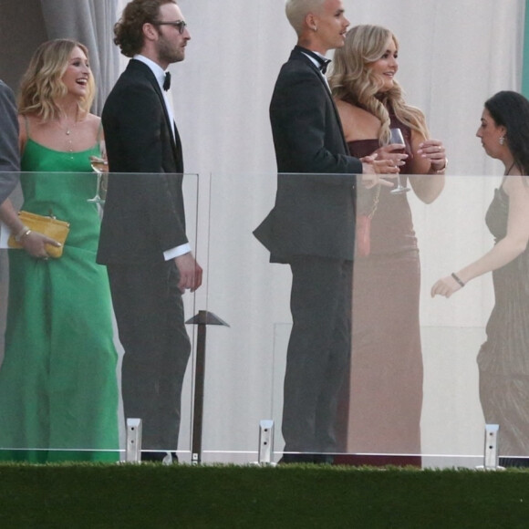 Romeo Beckman - Les invités lors de la cérémonie de mariage de Brooklyn Beckham et Nicola Peltz à Palm Beach en Floride le 9 avril 2022. 