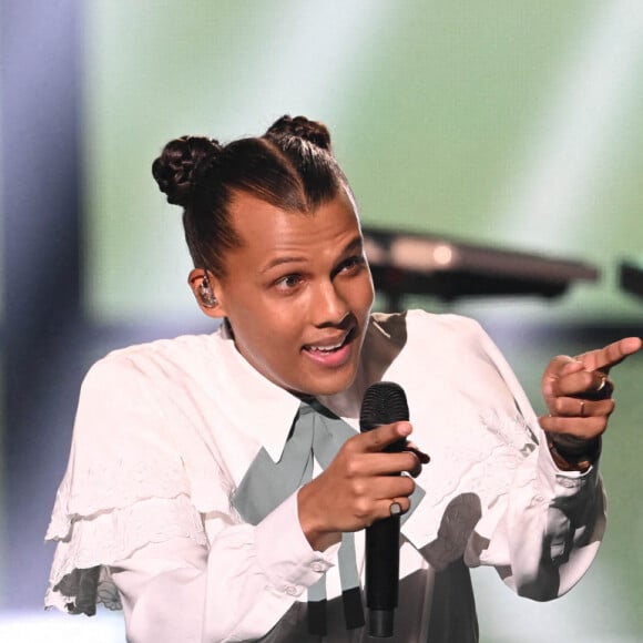 Stromae lors de la 37ème cérémonie des Victoires de la musique à la Seine musicale de Boulogne-Billancourt, le 11 février 2022. © Guirec Coadic/Bestimage