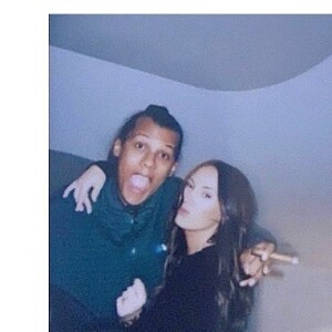 Stromae et son épouse Coralie Barbier. Un moment d'intimité partagé par la styliste sur Instagram.