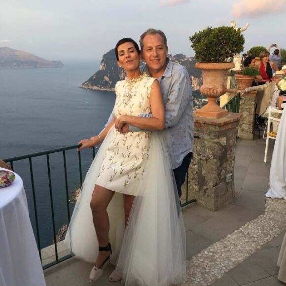 Mariage de Cristina Cordula et Frédéric Cassin à Capri. Le 6 juin 2017.