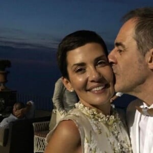 Mariage de Cristina Cordula et Frédéric Cassin à Capri. Le 6 juin 2017.