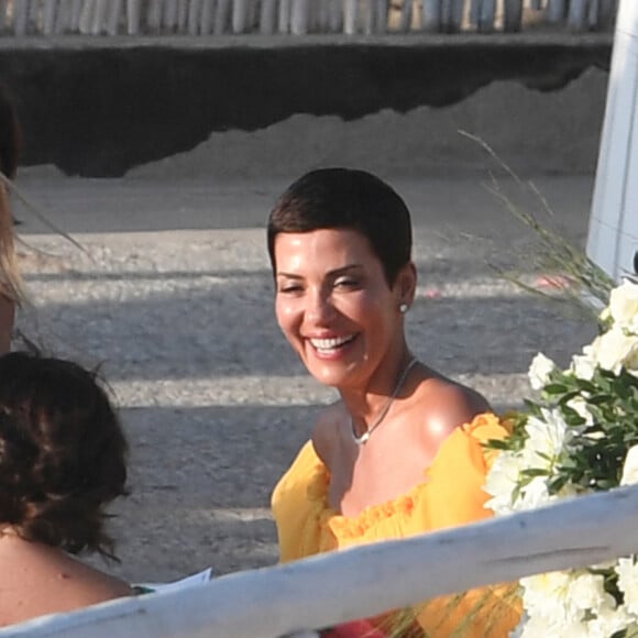 Exclusif - Mariage de Cristina Cordula et Frédéric Cassin au site historique du phare de Punta Carena à Capri, Italie, le 8 juin 2017. 