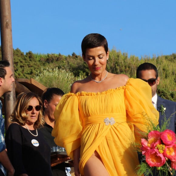 Exclusif - Mariage de Cristina Cordula et Frédéric Cassin au site historique du phare de Punta Carena à Capri, Italie, le 8 juin 2017. 