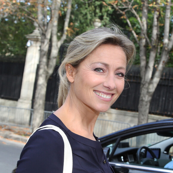 Exclusif - Anne-Sophie Lapix - Arrivées des invités à l'émission "Vivement dimanche prochain" de Michel Drucker à Paris le 28 septembre 2016
