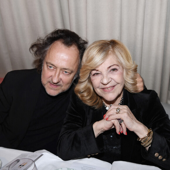 Semi-exclusif - Nicoletta et son mari Jean-Christophe Molinier - Dîner de charité de l'association "La princesse Murat" au restaurant "Les jardins du Presbourg" à Paris © Rachid Bellak/Bestimage