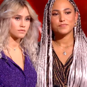 Ila et Lena de l'équipe de Vianney lors des battles de "The Voice 11" - Emission du 16 avril 2022, TF1