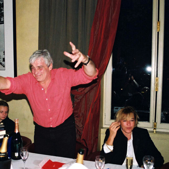 Anniversaire de Jacques Weber avec sa femme Christine, au club de l'Étoile à Paris pour ses 52 ans.