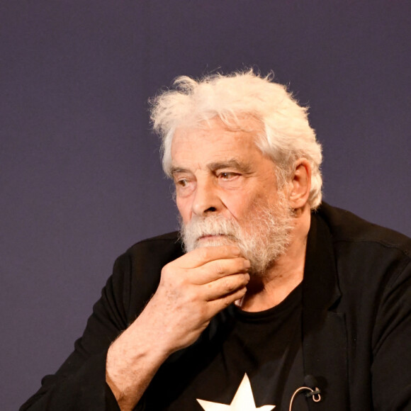 Exclusif - Catherine Ceylac est sur la scène du Théâtre National de Nice, le 28 janvier 2020, pour une Conversation Intime avec Jacques Weber. © Bruno Bebert/Bestimage  (No Web - pour suisse et Belgique)