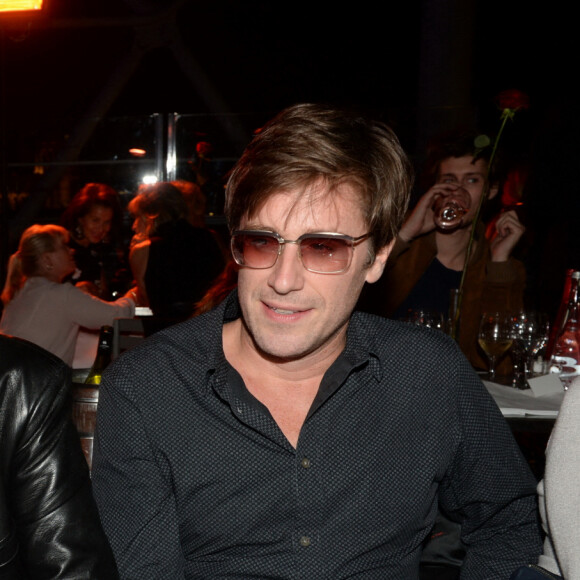 Jacques Dutronc et son fils Thomas Dutronc - Soirée de la 9ème édition du "Etam Live Show" (Etam Lingerie) lors de la fashion week à Paris, le 27 septembre 2016. La marque Etam fête ses 100 ans en 2016. © Rachid Bellak/Bestimage