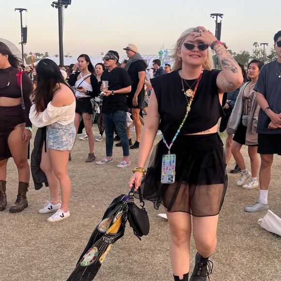 Louane au festival de Coachella, avril 2022.