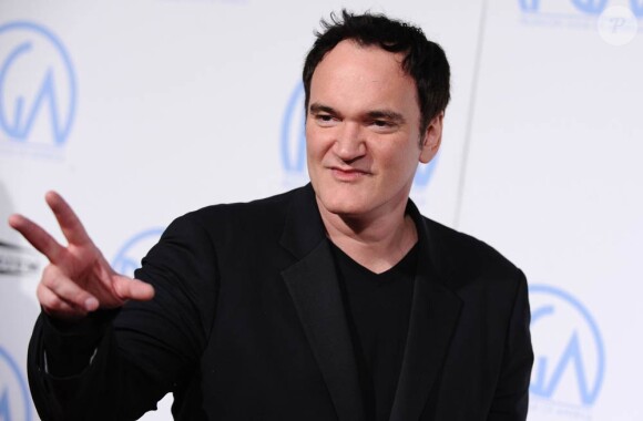 Quentin Tarantino à l'occasion de la cérémonie des PGA Awards, qui se sont tenus à Hollywood, Los Angeles, le 24 janvier 2010.