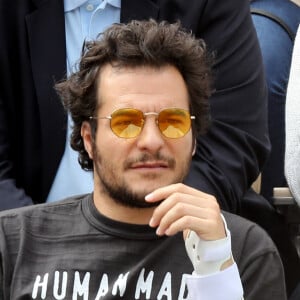 Amir Haddad et sa femme Lital - Célébrités dans les tribunes des internationaux de France de tennis de Roland Garros à Paris, France, le 9 juin 2019. © Jacovides-Moreau/Bestimage 