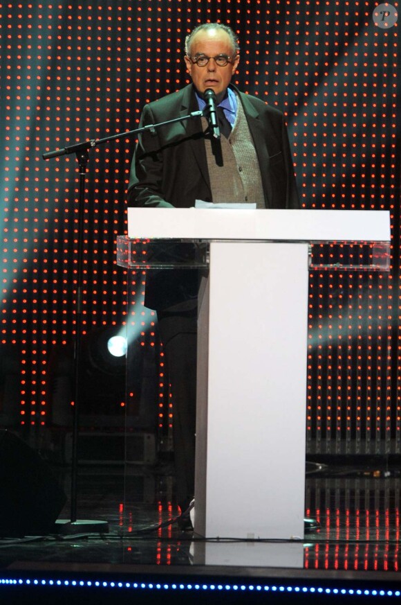 Frédéric Mitterrand au concert de soutien pour Haïti, au Zénith de Paris, le 24 janvier 2010 !