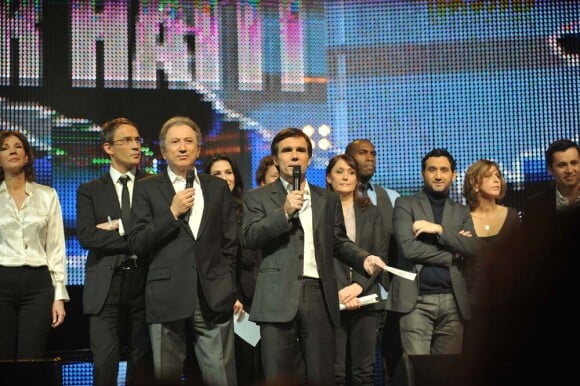 Michel Drucker, David Pujadas... au concert de soutien pour Haïti, au Zénith de Paris, le 24 janvier 2010 !
