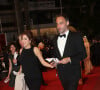 Léa Salamé et son compagnon Raphaël Glucksmann - Montée des marches du film "Le Redoutable" lors du 70ème Festival International du Film de Cannes. Le 21 mai 2017