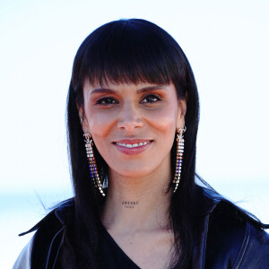 Shy'm (Tamara Marthe) au photocall de la série "Cannes confidential" lors de la 5ème saison du festival International des Séries "Canneseries" à Cannes le 5 avril 2022. © Norbert Scanella / Panoramic / Bestimage