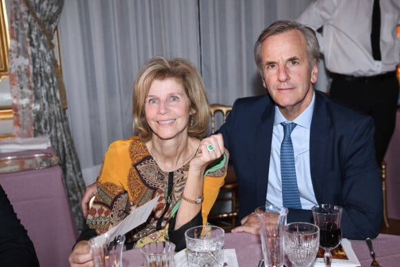 Exclusif - Bernard de la Villardière et sa femme Anne - Soirée de gala des 50 ans de la Fondation Claude Pompidou à l'Hôtel Marcel Dassault à Paris. @Rachid Bellak / LMS / Bestimage