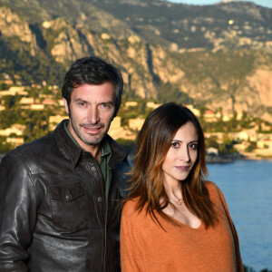 Exclusif - Prix Spécial - Franck Semonin et Fabienne Carat durant le tournage du double épisode final de "Section de recherches" à Nice, diffusé le 21 avril sur TF1. © Bruno Bebert / Bestimage