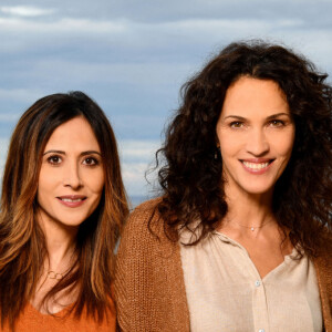 Exclusif - Prix Spécial - Fabienne Carat et Linda Hardy durant le tournage du double épisode final de "Section de recherches" à Nice, diffusé le 21 avril sur TF1. © Bruno Bebert / Bestimage