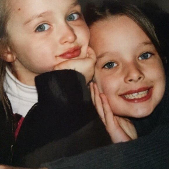 Emma et Ilona Smet lorsqu'elles étaient enfants