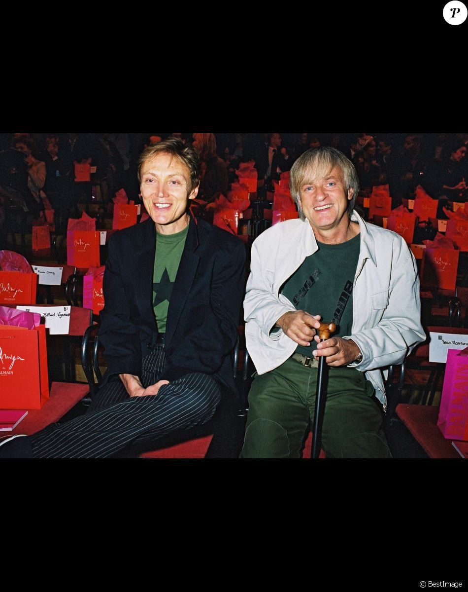 Dave et Patrick Loiseau au défilé Balmain en 2002