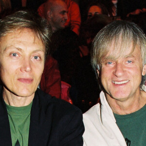 Dave et son ami Patrick Loiseau en 2001 au défilé Ungaro