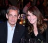 Exclusif - Nicolas Sarkozy et sa femme Carla Bruni-Sarkozy - Dîner des "Femmes Culottées" Etam au Musée de la Monnaie à Paris © Rachid Bellak/Bestimage