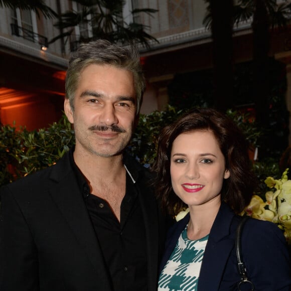 Exclusif - François Vincentelli et sa compagne Alice Dufour - People à la soirée brésilienne pour l'inauguration du "Brasilian Patio" à l'hôtel Prince de Galles à Paris. Le 29 juin 2016 © Rachid Bellak / Bestimage