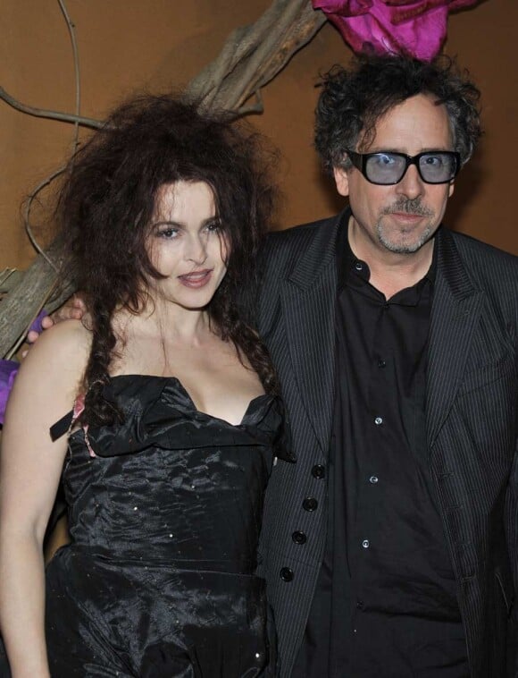 Tim Burton et sa compagne Helena Bonham Carter