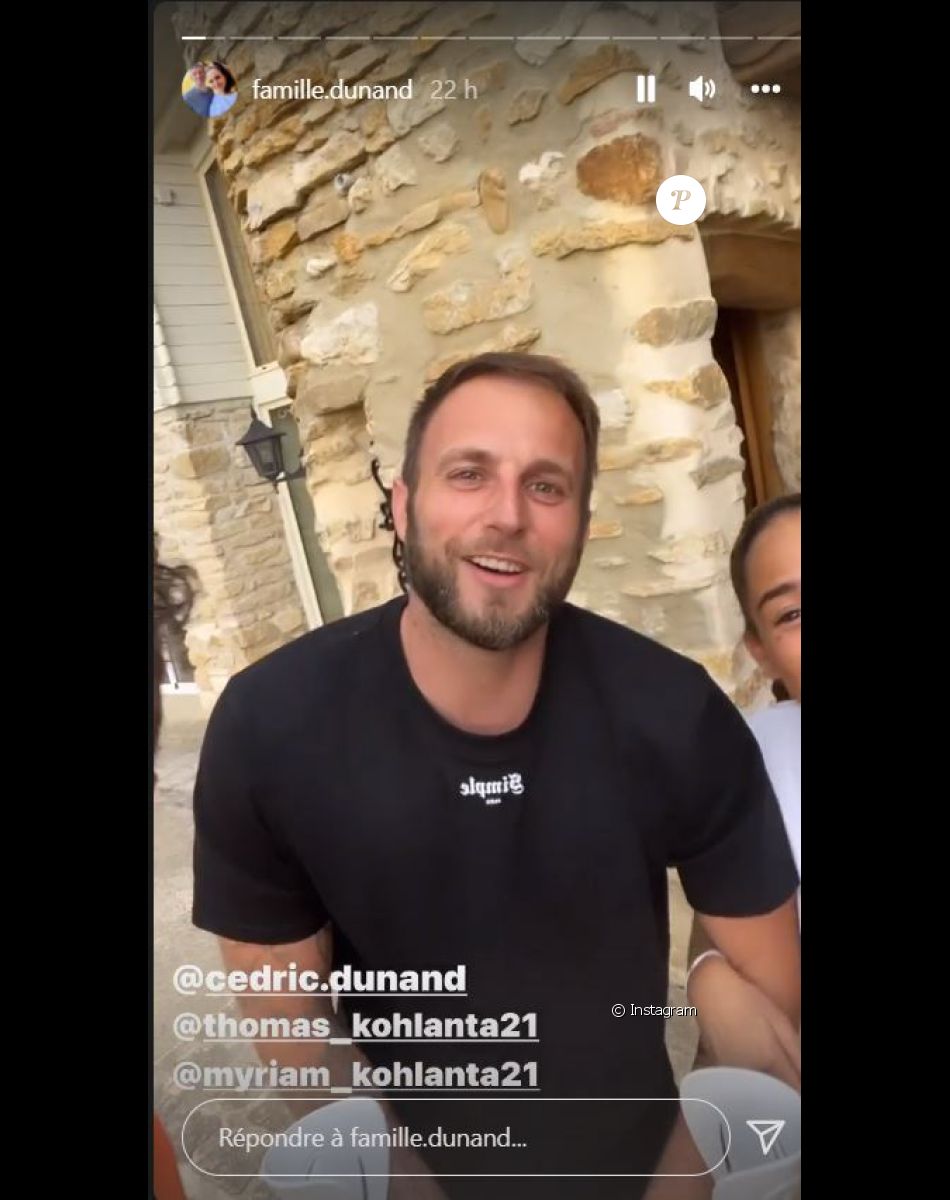 La famille Dunan de "Familles nombreuses" reçoivent Myriam et Thomas de "Koh-Lanta" chez eux, le 22 avril 2022