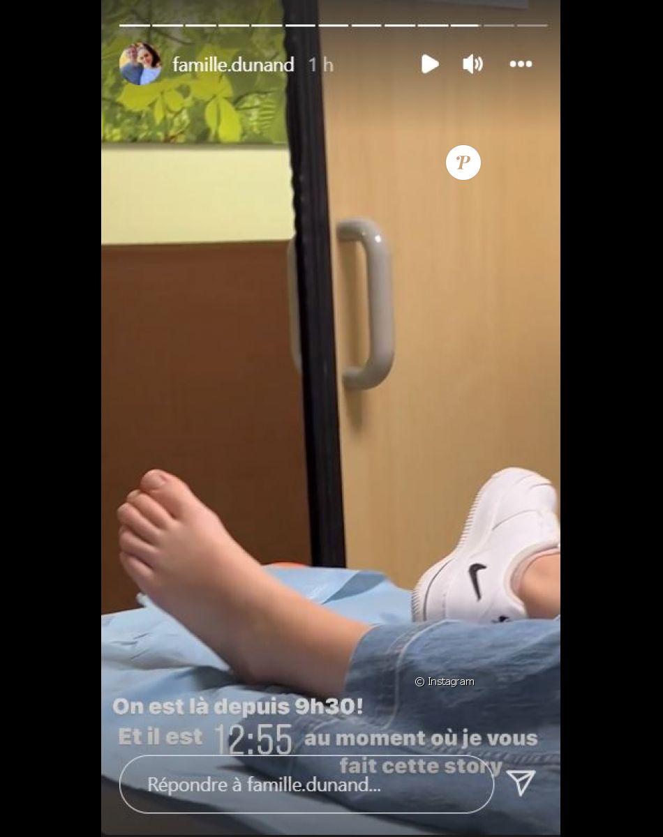 Léanne Dunand de "Familles nombreuses" aux urgences, le 22 avril 2022