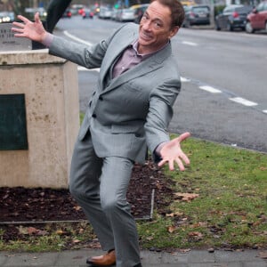 Jean-Claude Van Damme - Jean-Claude Van Damme fait la promotion de la série d'Amazon intitulée "Jean-Claude Van Johnson" à Bruxelles, le 15 décembre 2017. 