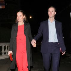 Pippa Middleton et son mari James Matthews - Arrivées au spectacle "Luzia" du cirque du Soleil au royal Albert Hall à Londres le 13 janvier 2022 