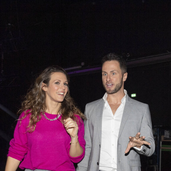 Christian Millette et Laure Pester (Lorie) - Surprises - Backstage de l'enregistrement de l'émission "La Chanson secrète 5", qui sera diffusée le 11 janvier 2020 sur TF1, à Paris. Le 17 décembre 2019 © Gaffiot-Perusseau / Bestimage 