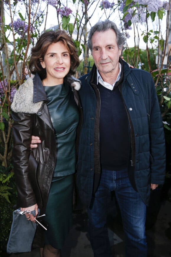 Anne Nivat et son mari Jean-Jacques Bourdin - Prix de la Closerie des Lilas à Paris. © Olivier Borde/Bestimage