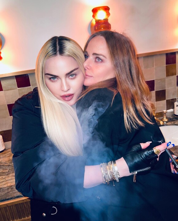 Madonna et Stella McCartney sur Instagram. Le 14 avril 2022.