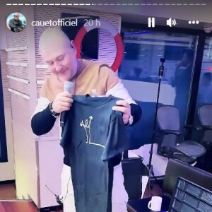 Cauet reçoit des surprises pour son anniversaire le 27 avril 2022, chez NRJ