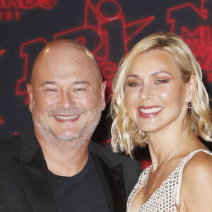 Sébastien Cauet et sa compagne Nathalie Dartois lors de la 23ème édition des NRJ Music Awards 2021 au Palais des Festivals de Cannes, le 20 novembre 2021. © Christophe Aubert via Bestimage 